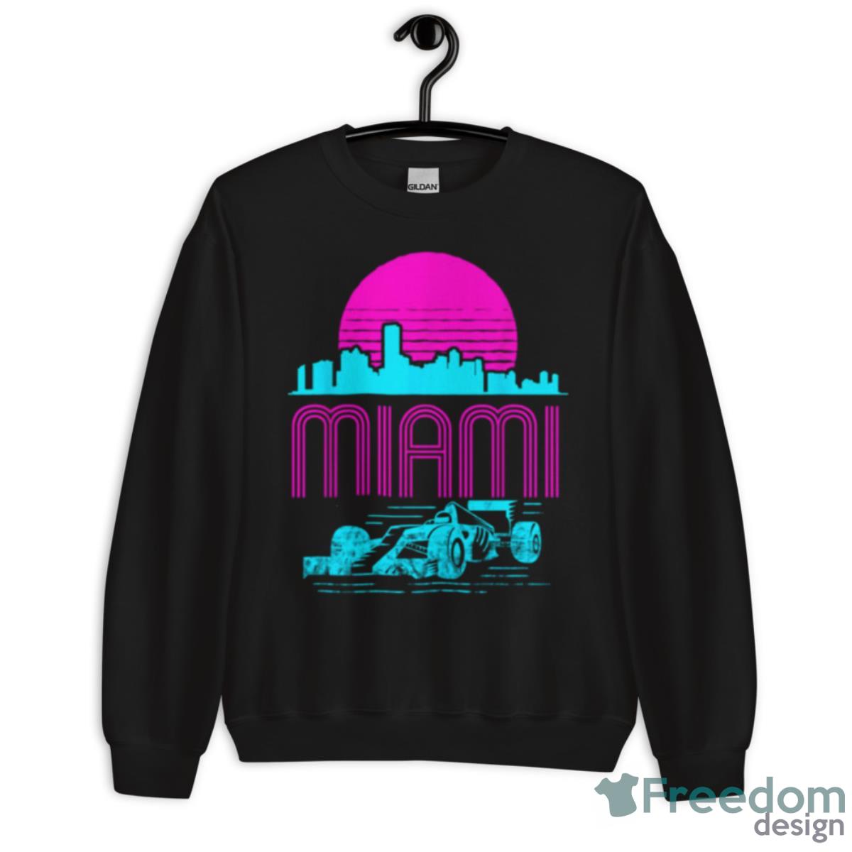 Racing Car Formula One Miami Grand Prix F1 Vintage Art Shirt - Unisex Crewneck Sweatshirt Racing Car Formula One Miami Grand Prix F1 Vintage Art Shirt - Unisex Crewneck Sweatshirt