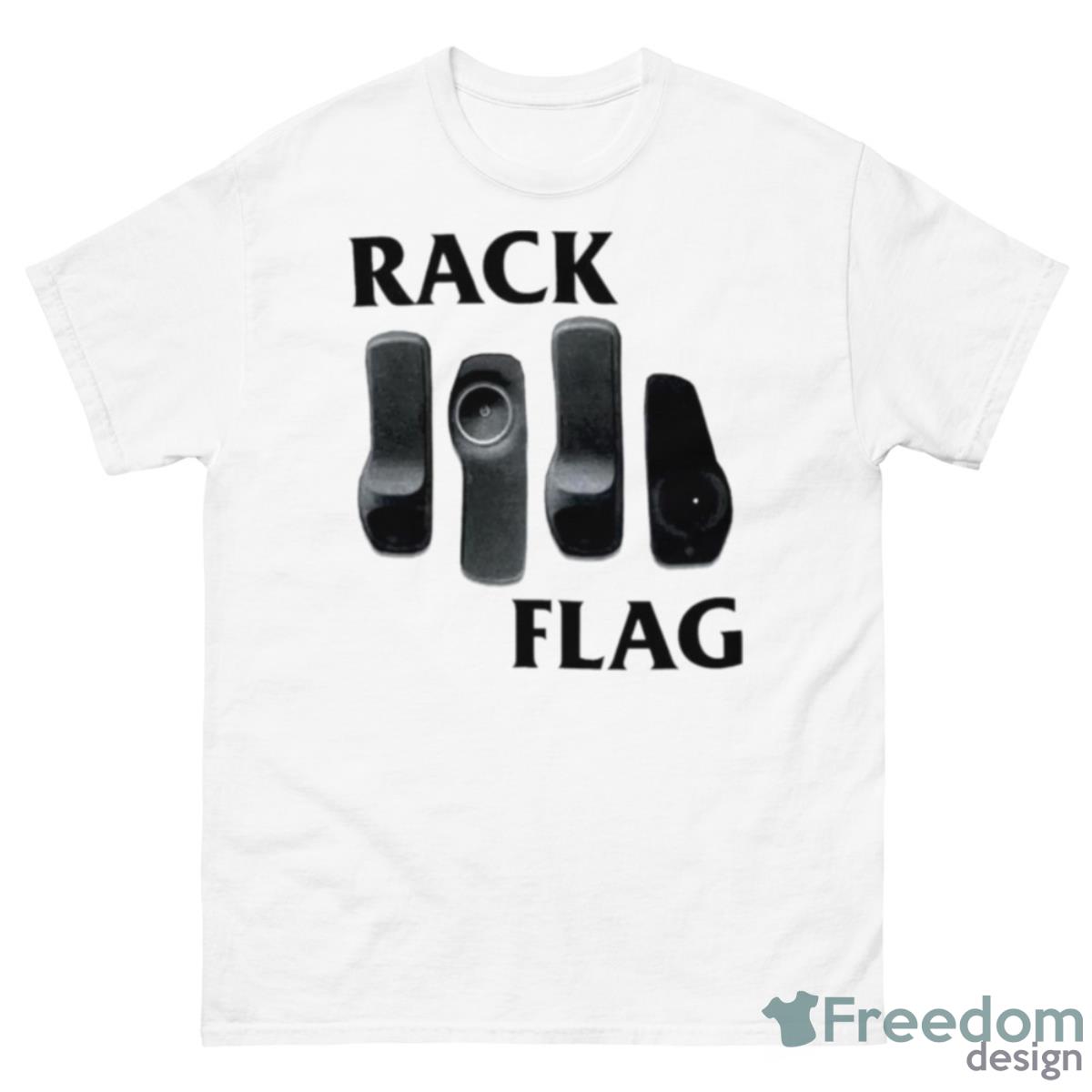 Rack Flag T Shirt - 500 Men’s Classic Tee Gildan