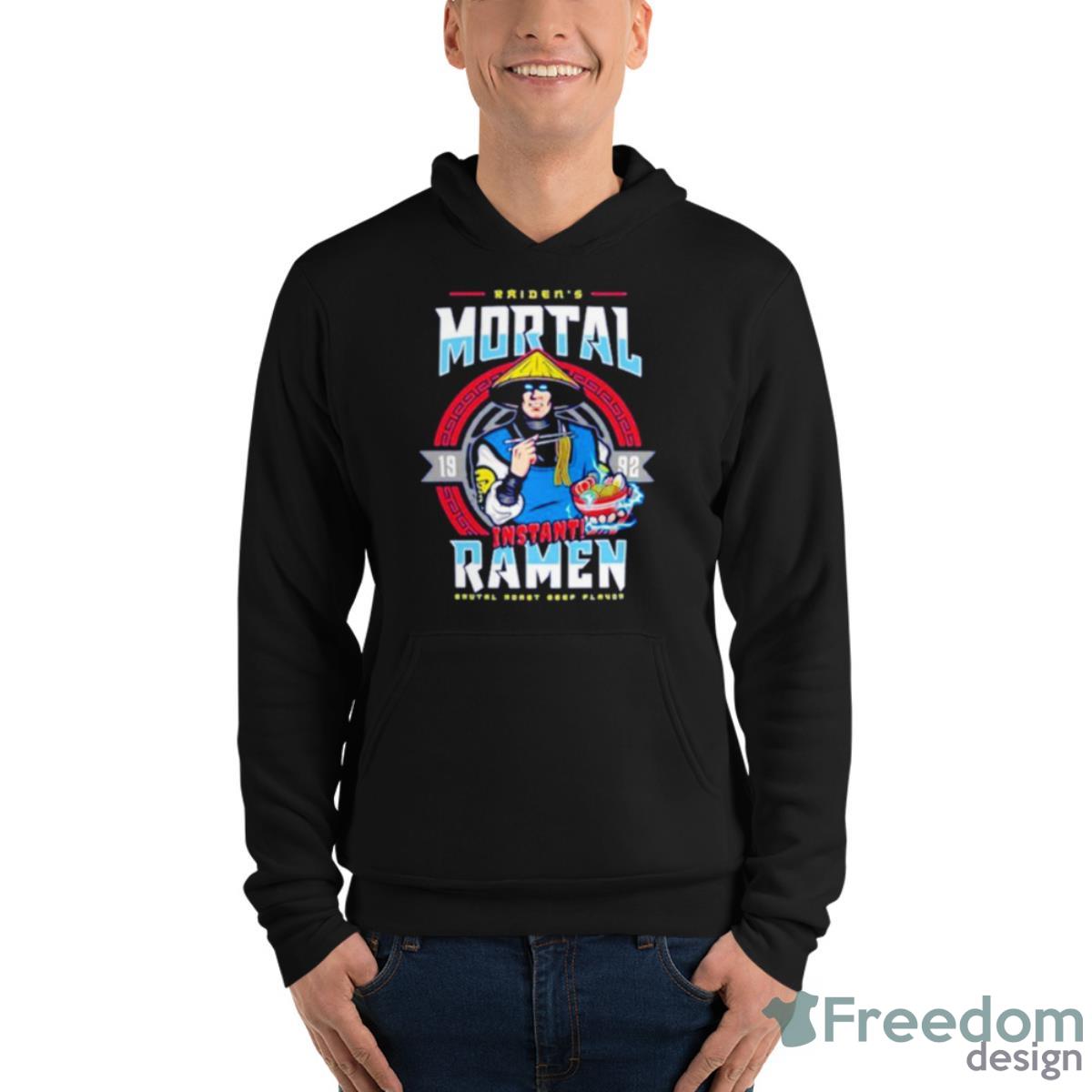 Raiden Mortal Instant Ramen Shirt image Raiden Mortal Instant Ramen Shirt - Unisex Fleece Pullover Hoodie