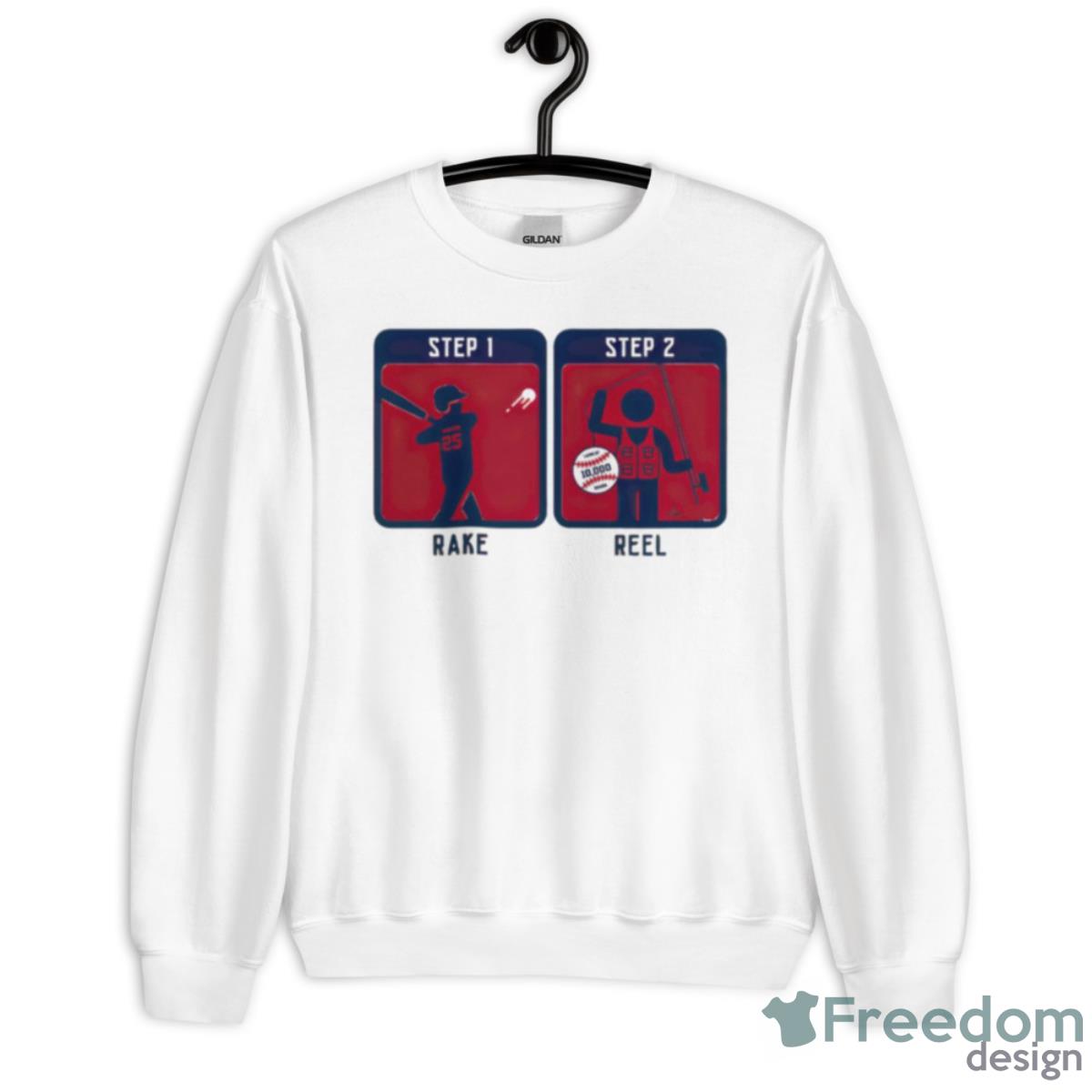 Rake And Reel Minnesota Home Run Celebration Shirt - Unisex Heavy Blend Crewneck Sweatshirt