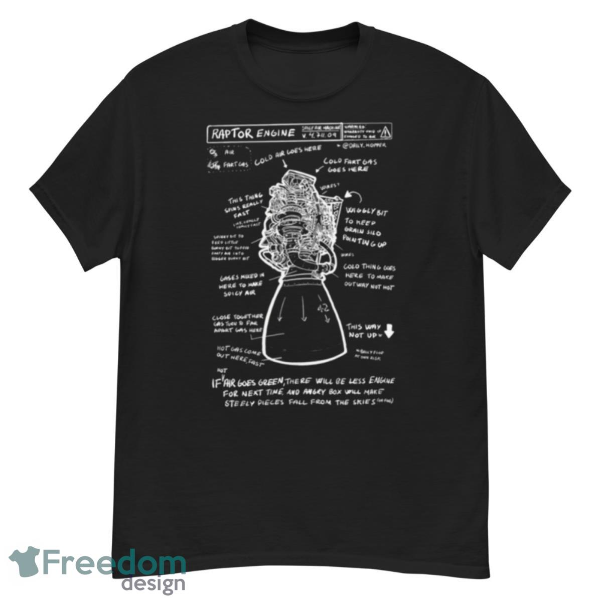 Raptor Schematics Spicy Air Machine Shirt - G500 Men’s Classic T-Shirt