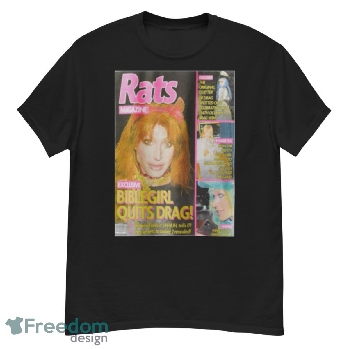 Rats Magazine Exclusive Bible Girl Quits Drag Shirt - G500 Men’s Classic T-Shirt