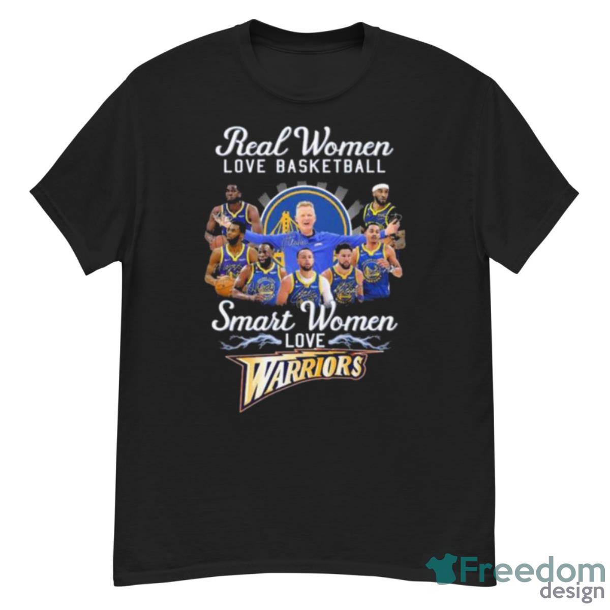 Real Women Love Baseball Smart Women Love Golden State Warriors Signatures Shirt - G500 Men’s Classic T-Shirt