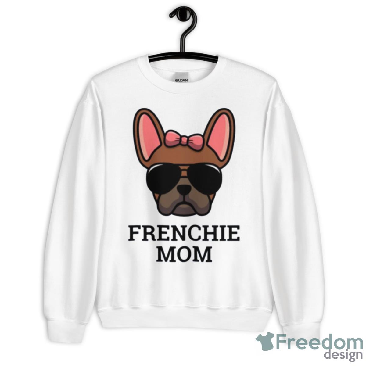 Red Fawn Female French Bulldog Frenchie Dog Mom Mother’s Day Shirt - Unisex Heavy Blend Crewneck Sweatshirt