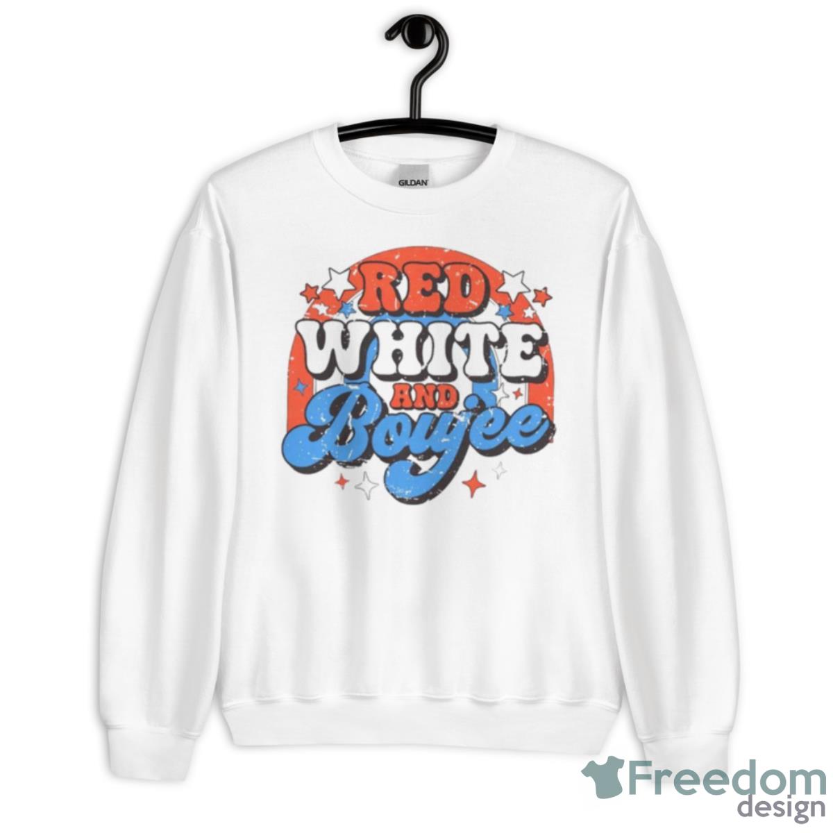 Red White And Boujee Shirt - Unisex Heavy Blend Crewneck Sweatshirt