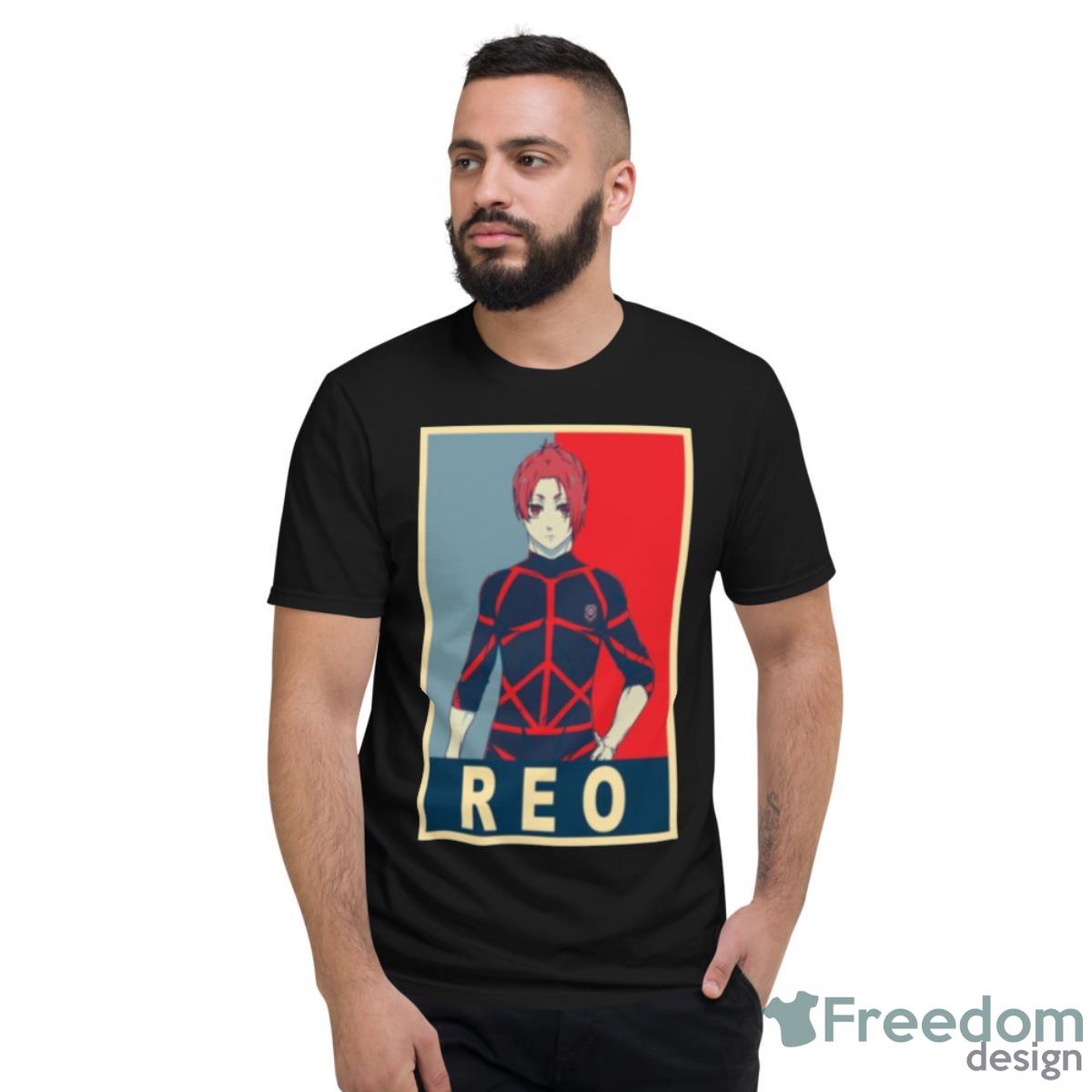 Reo Hope Graphic Blue Lock Reo Mikage Shirt - Short Sleeve T-Shirt