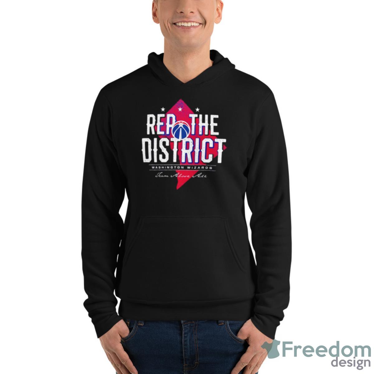 Rep The District Washington Wizards Shirt - Unisex Fleece Pullover Hoodie Rep The District Washington Wizards Shirt - Unisex Fleece Pullover Hoodie