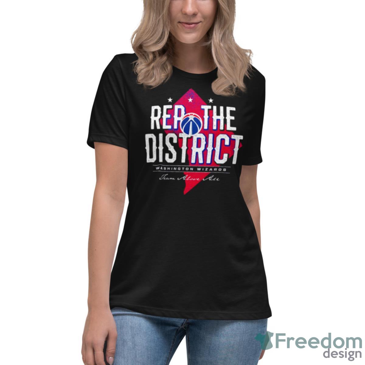 Rep The District Washington Wizards Shirt - Womens Relaxed Short Sleeve Jersey Tee Rep The District Washington Wizards Shirt - Womens Relaxed Short Sleeve Jersey Tee