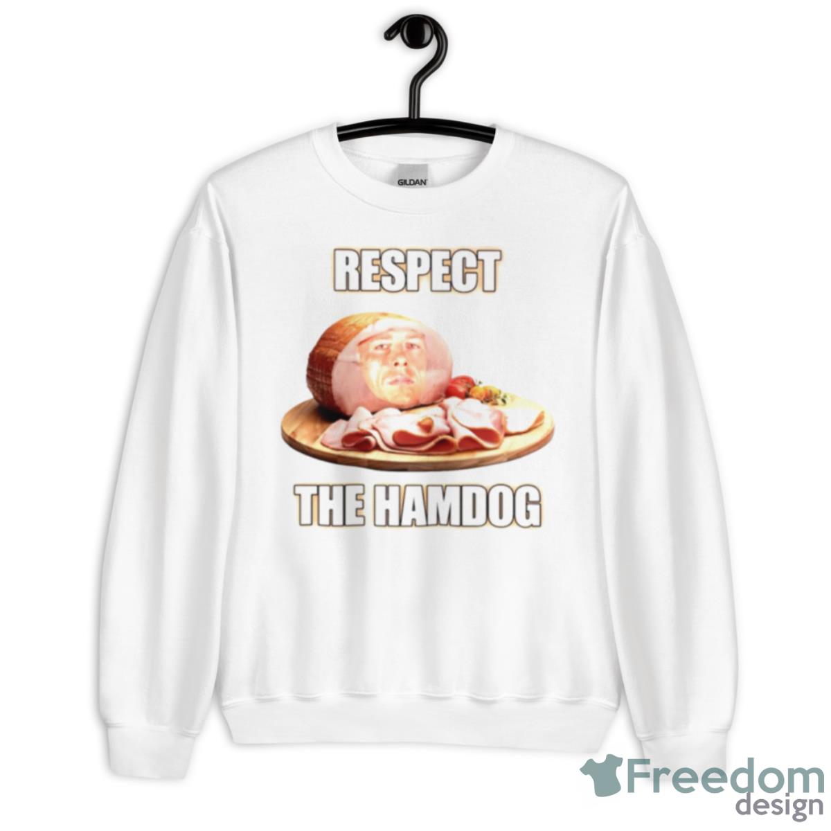 Respect The Hamdog Shirt - Unisex Heavy Blend Crewneck Sweatshirt