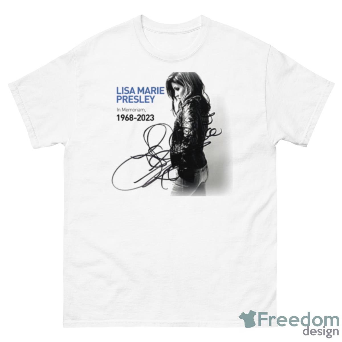 Retro In Memoriam 1968 2023 Lisa Marie Presley Shirt - 500 Men’s Classic Tee Gildan