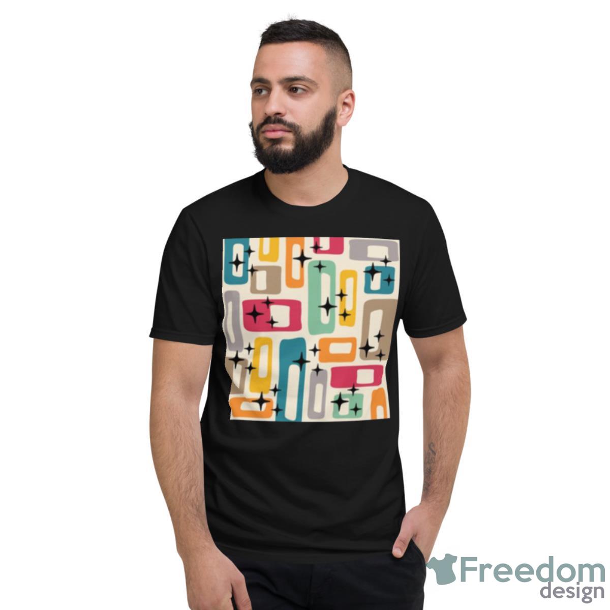 Retro Mid Century Modern Abstract Pattern 154 Shirt - Short Sleeve T-Shirt