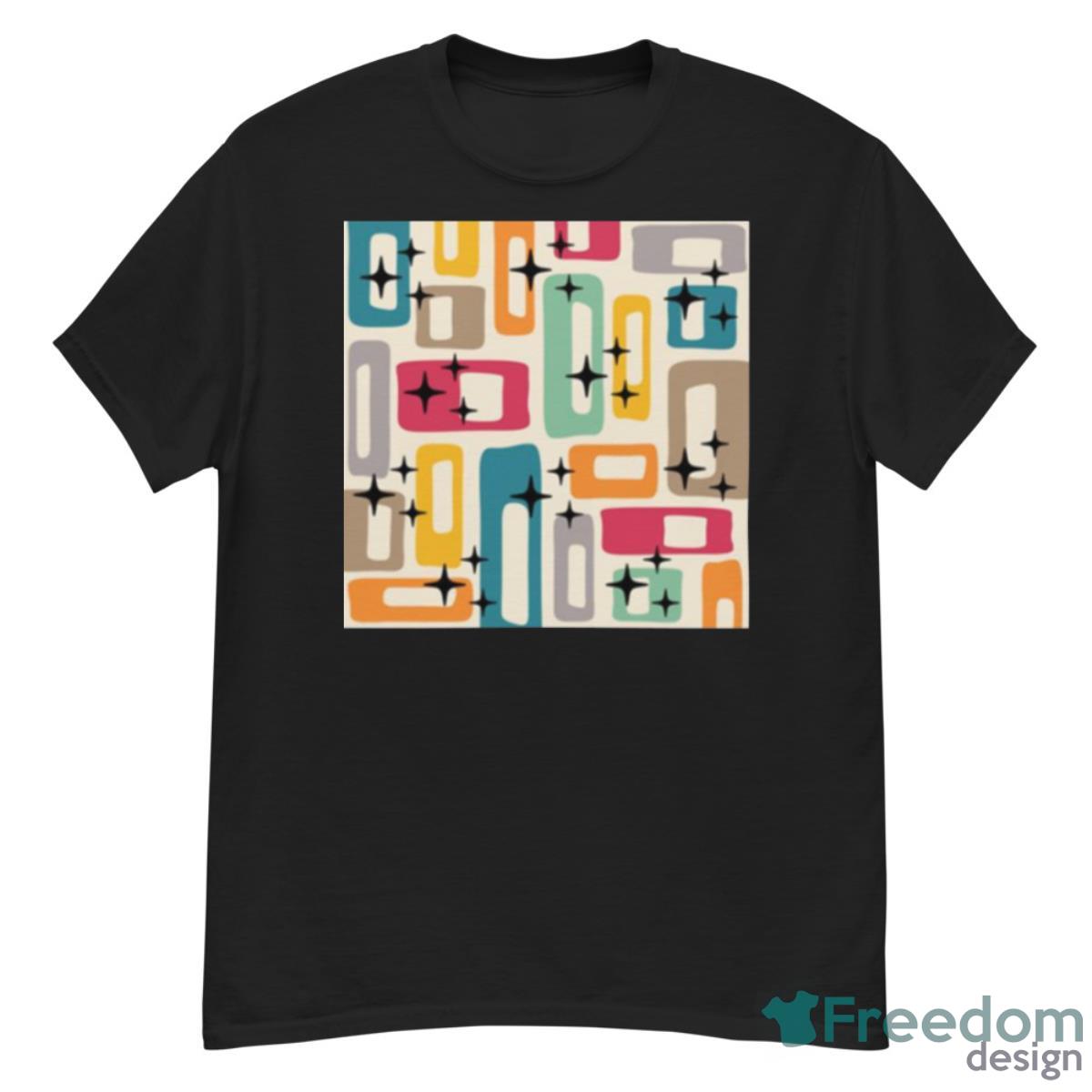 Retro Mid Century Modern Abstract Pattern 154 Shirt - G500 Men’s Classic T-Shirt