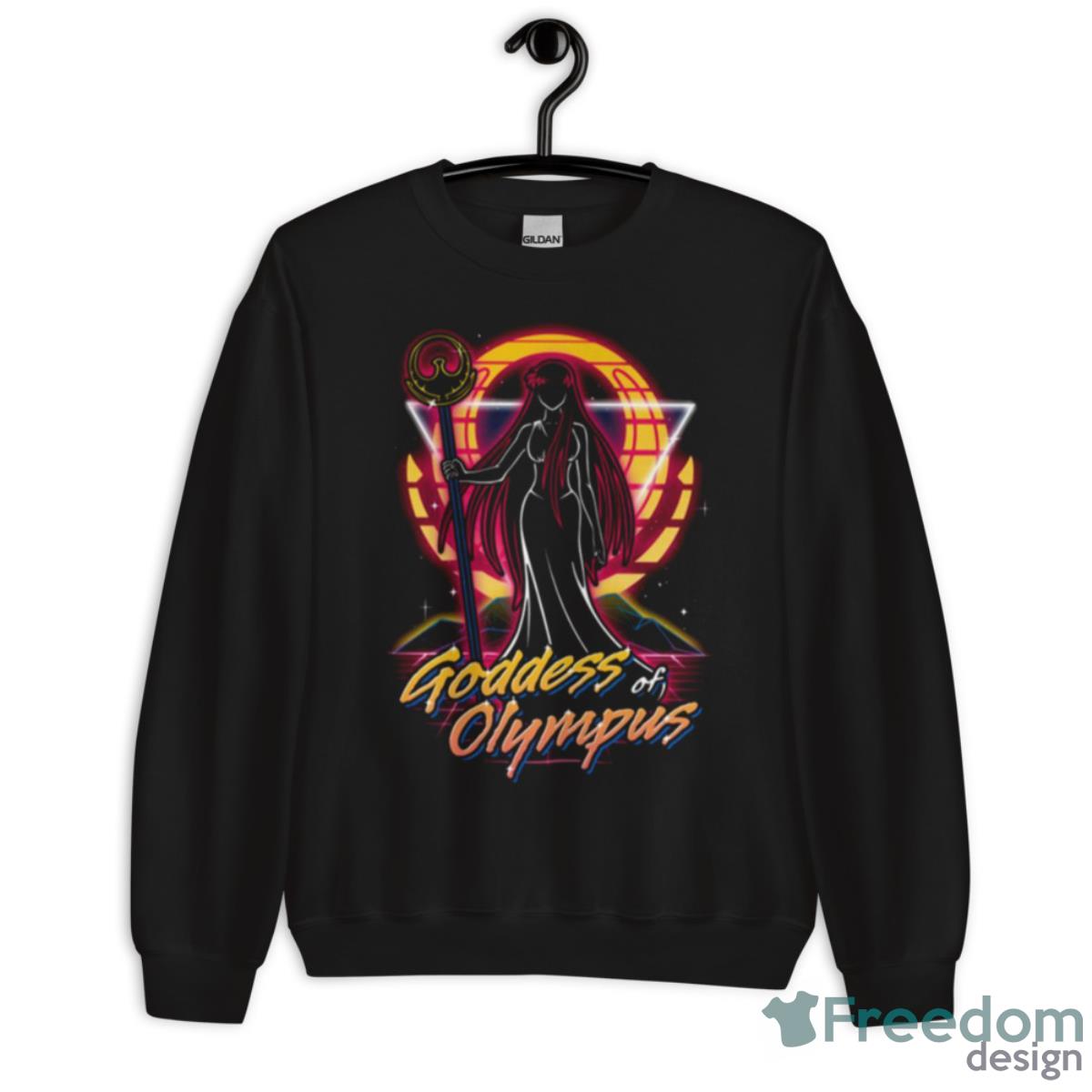 Retro Olympus Goddess Saint Seiya Knights Of The Zodiac Shirt - Unisex Crewneck Sweatshirt Retro Olympus Goddess Saint Seiya Knights Of The Zodiac Shirt - Unisex Crewneck Sweatshirt