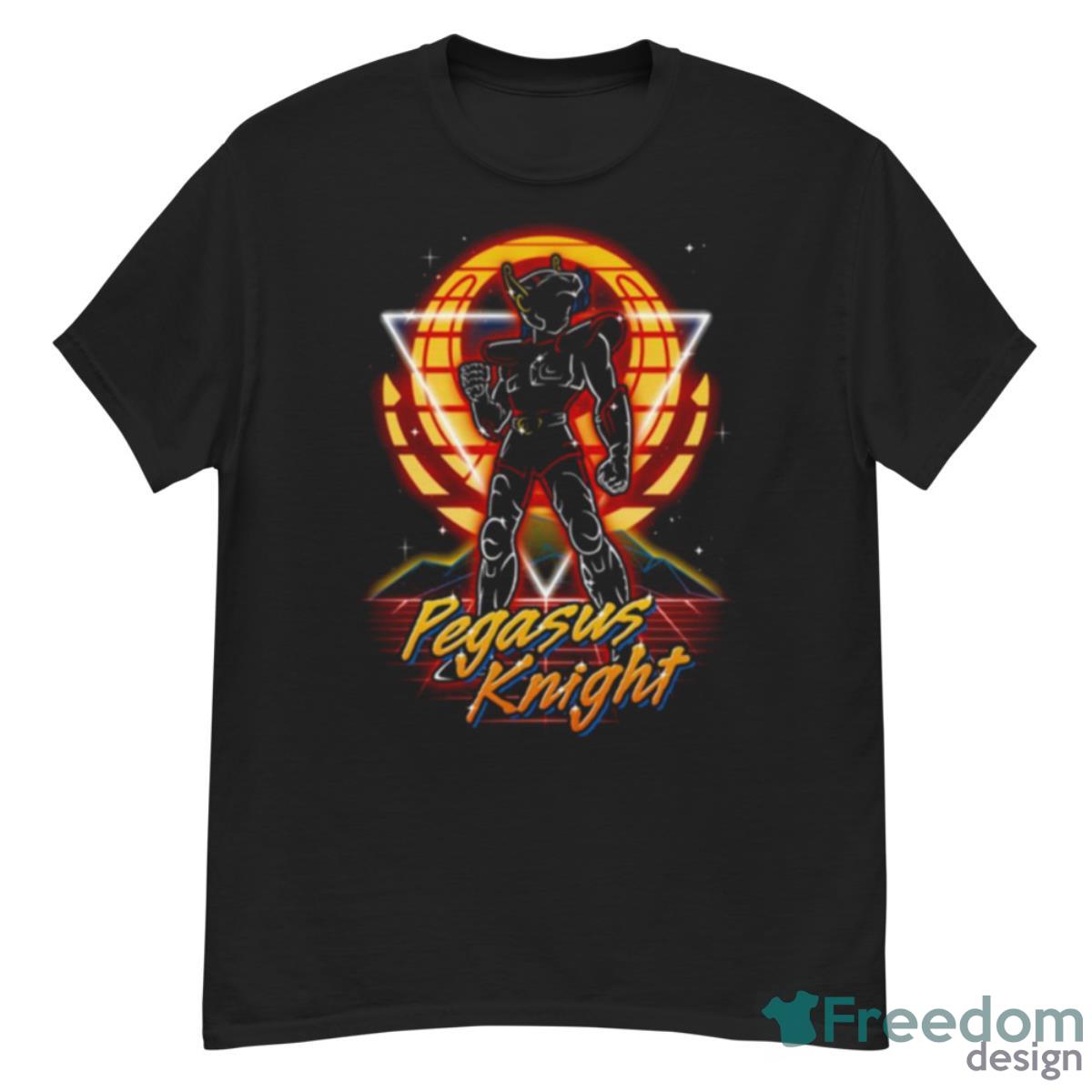 Retro Pegasus Knight Knights Of The Zodiac Anime Shirt - G500 Men’s Classic T-Shirt