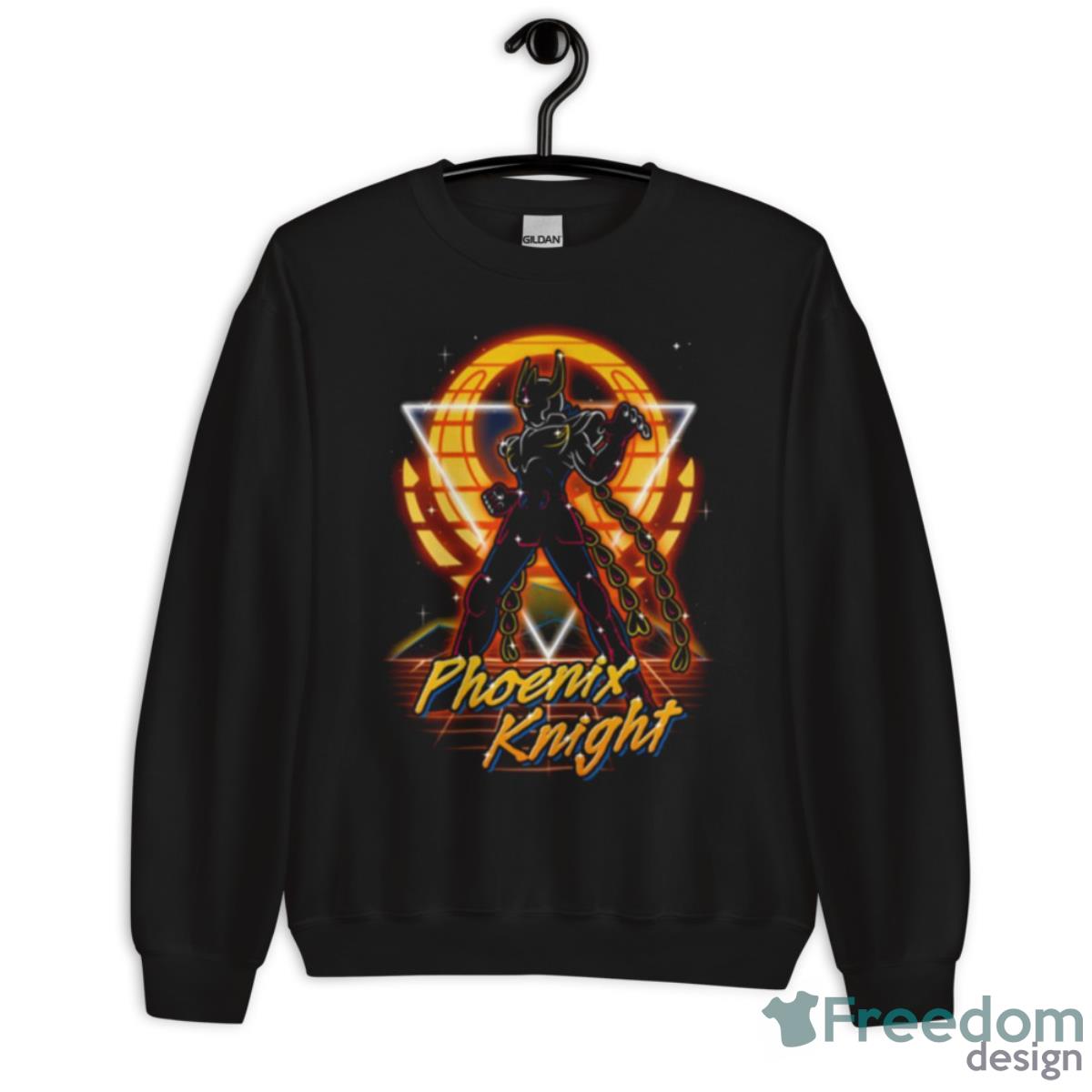Retro Phoenix Knight Saint Seiya Knights Of The Zodiac Shirt image Retro Phoenix Knight Saint Seiya Knights Of The Zodiac Shirt - Unisex Crewneck Sweatshirt