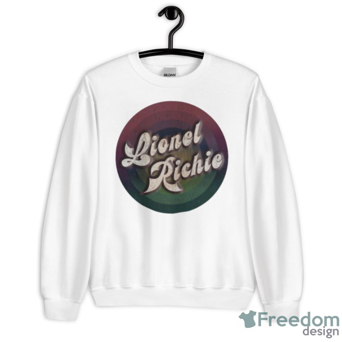 Retro Vintage Circle Lionel Richie Shirt - Unisex Heavy Blend Crewneck Sweatshirt