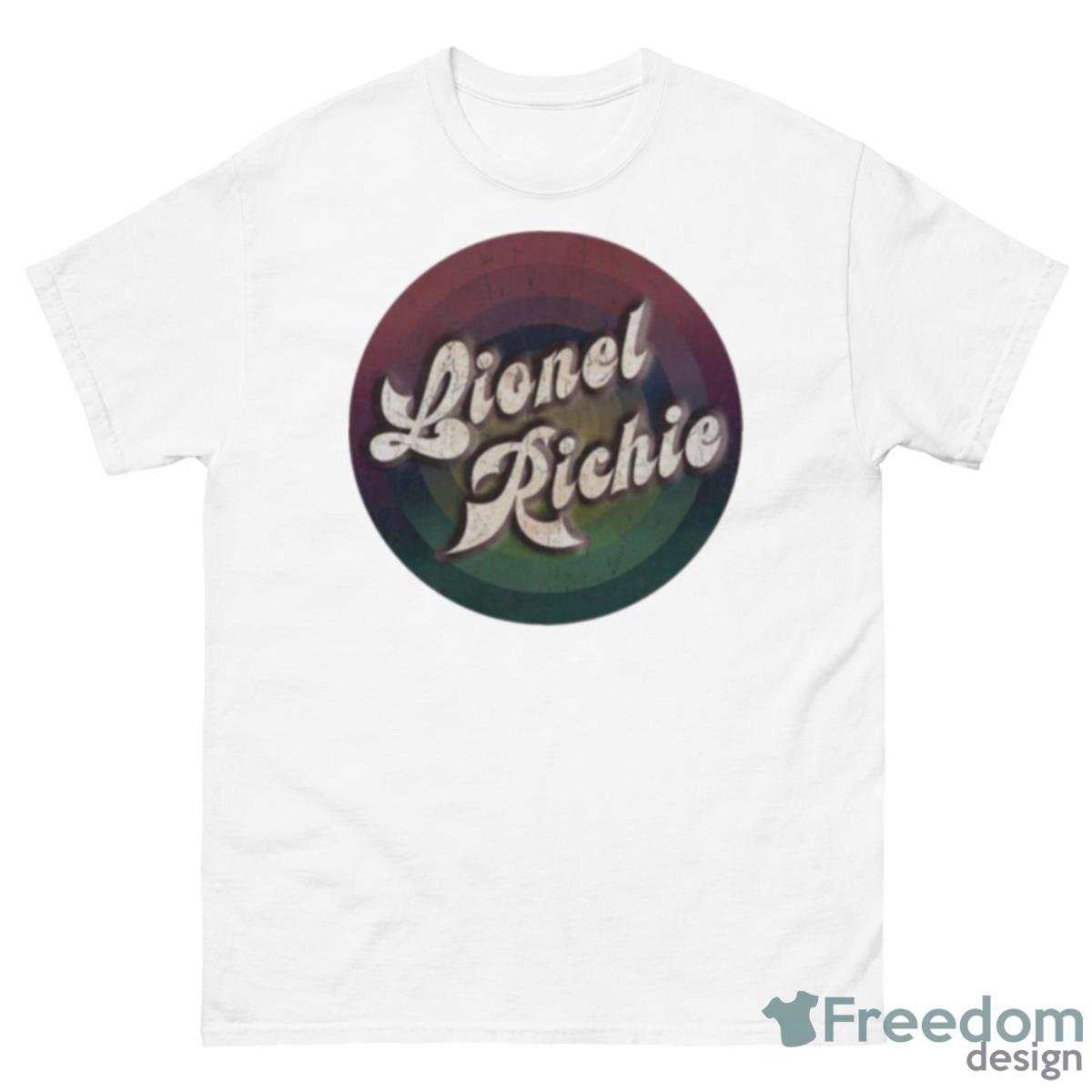 Retro Vintage Circle Lionel Richie Shirt - 500 Men’s Classic Tee Gildan