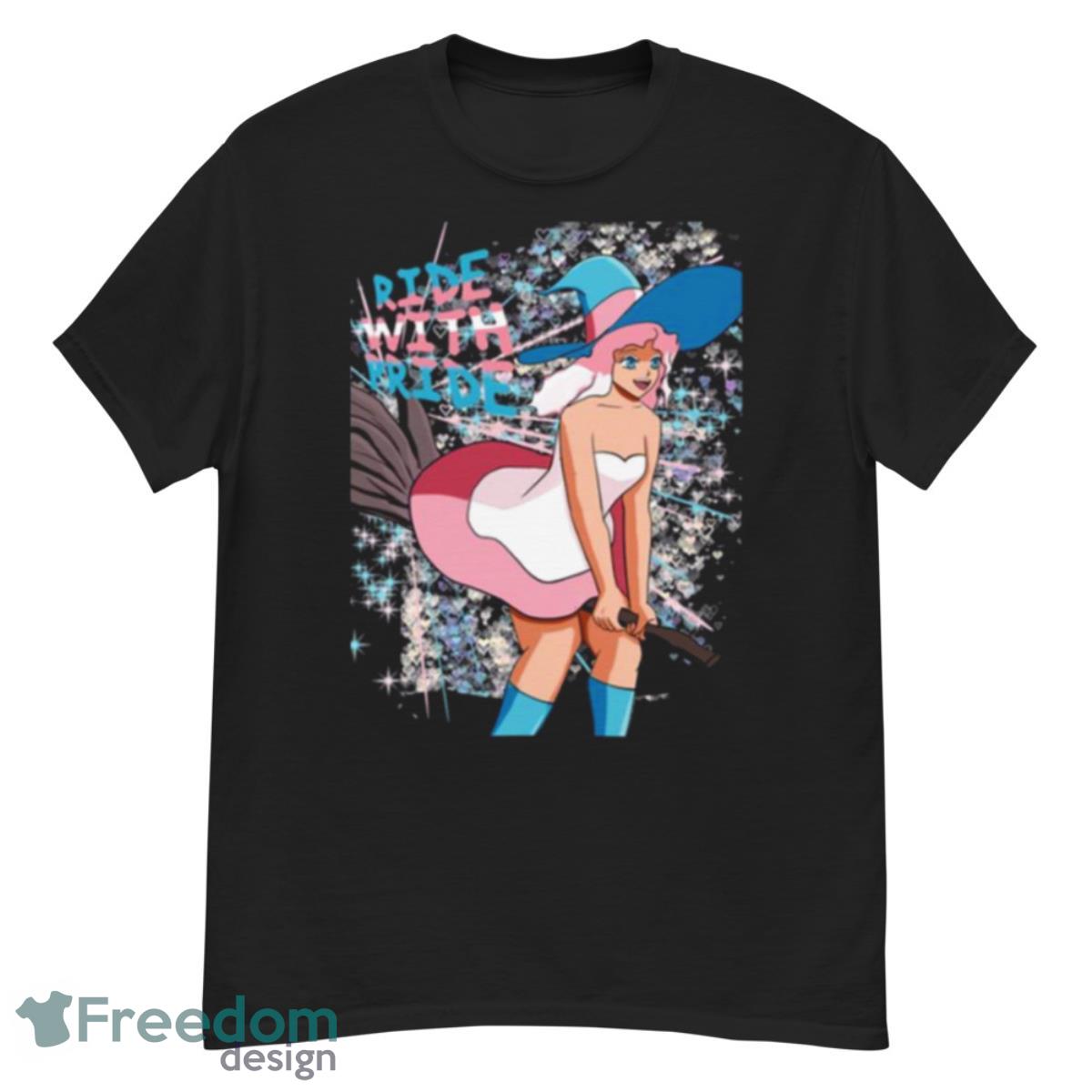 Ride With Pride Trans Anime Witch Shirt - G500 Men’s Classic T-Shirt