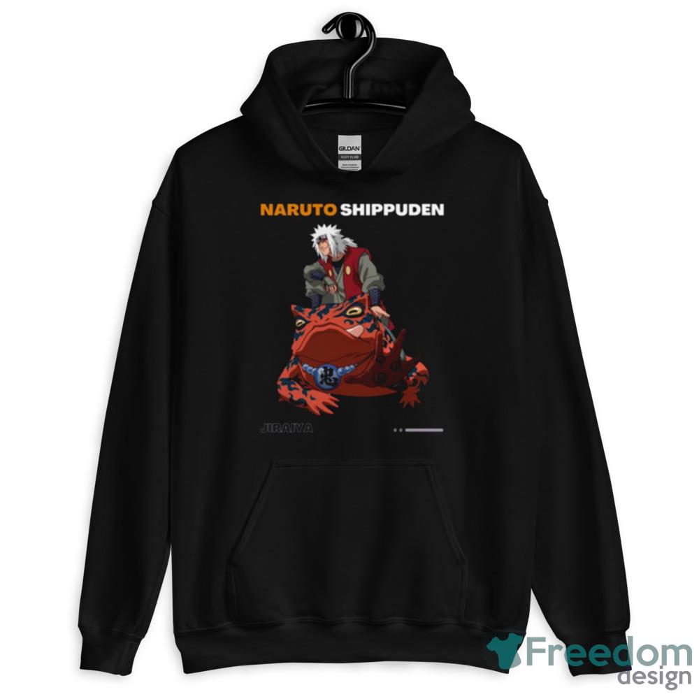 Riding A Frog Naruto Shippuden Jiraiya Design Shirts image Riding A Frog Naruto Shippuden Jiraiya Design Shirts - 18500 Unisex Heavy Blend Hooded Sweatshirt