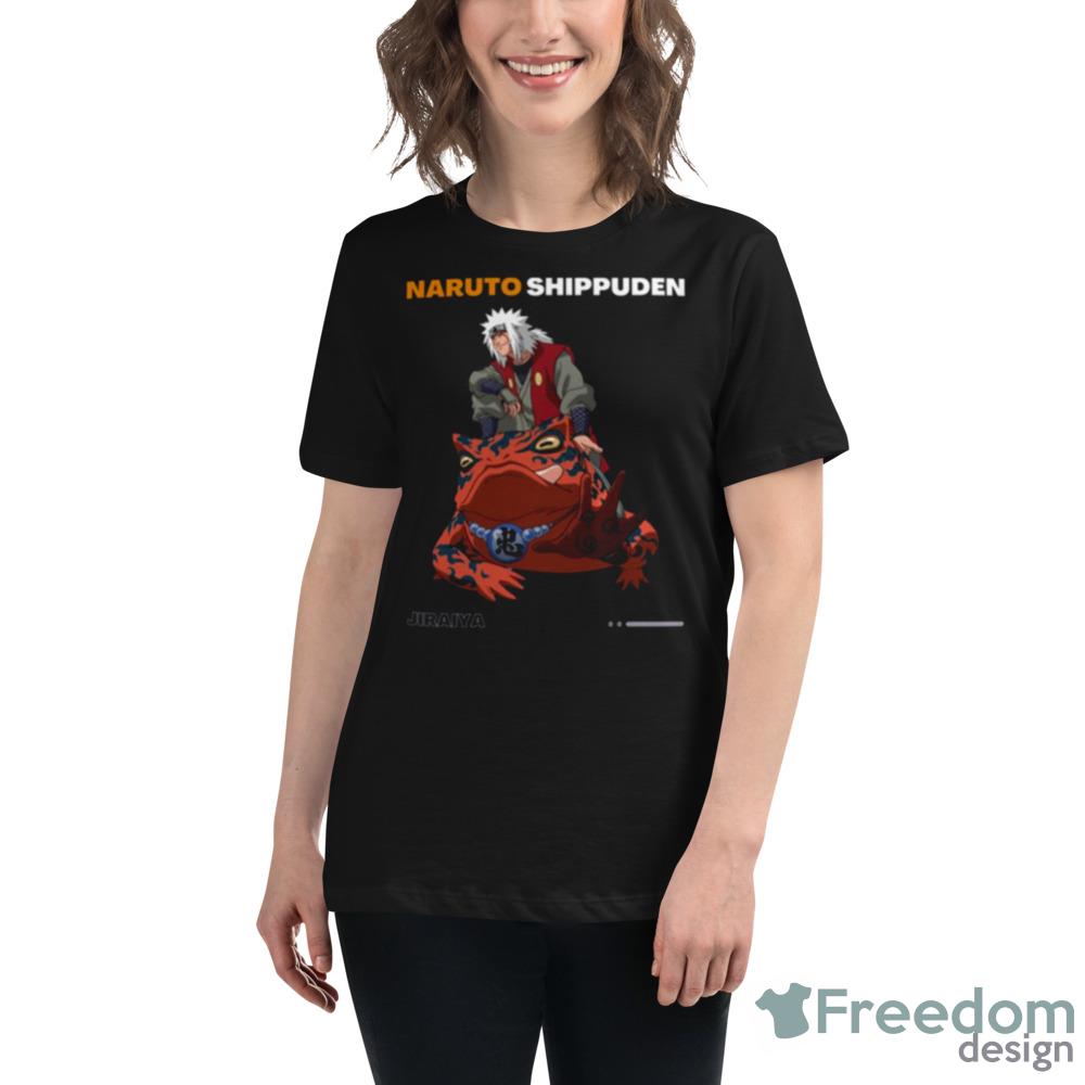 Riding A Frog Naruto Shippuden Jiraiya Design Shirts - 6400 Womens Relaxed Short Sleeve Jersey Tee Riding A Frog Naruto Shippuden Jiraiya Design Shirts - 6400 Womens Relaxed Short Sleeve Jersey Tee
