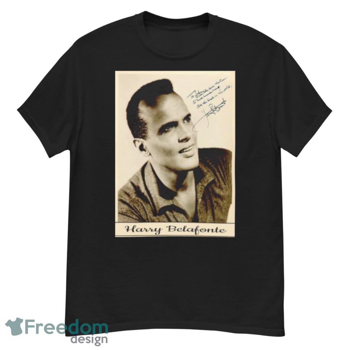 RIP Harry Belafonte Signature Shirt - G500 Men’s Classic T-Shirt