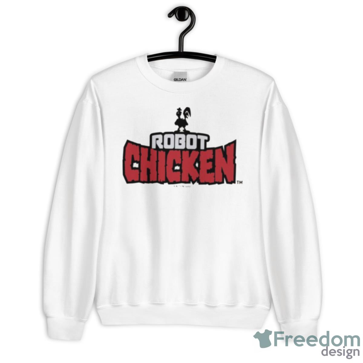 Robot Chicken Logo Shirt - Unisex Heavy Blend Crewneck Sweatshirt