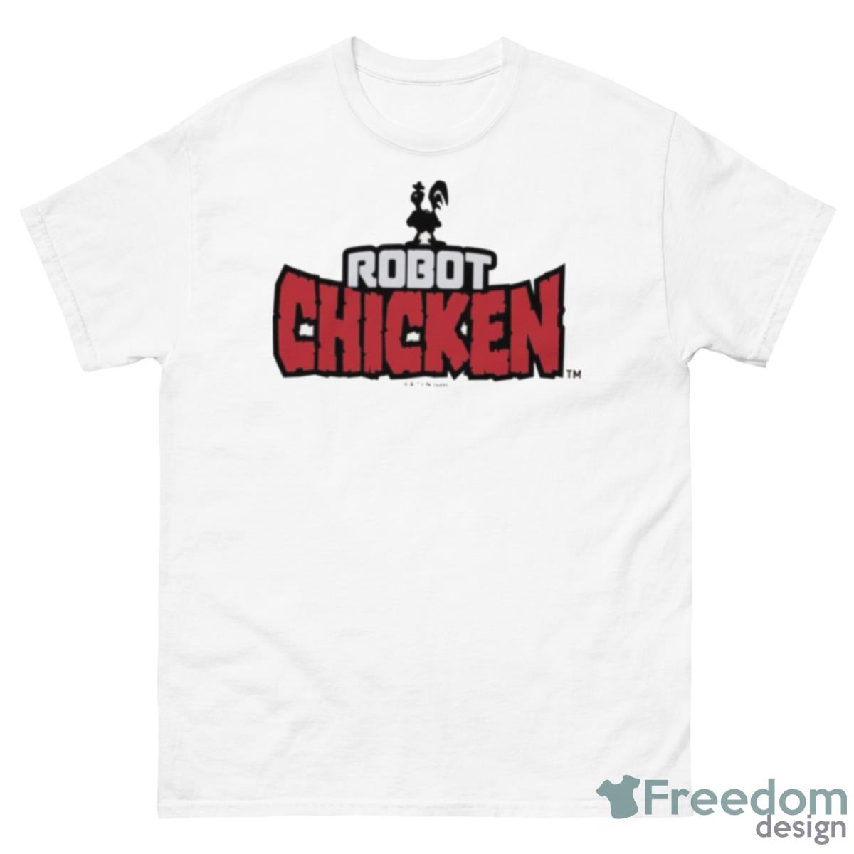 Robot Chicken Logo Shirt - 500 Men’s Classic Tee Gildan