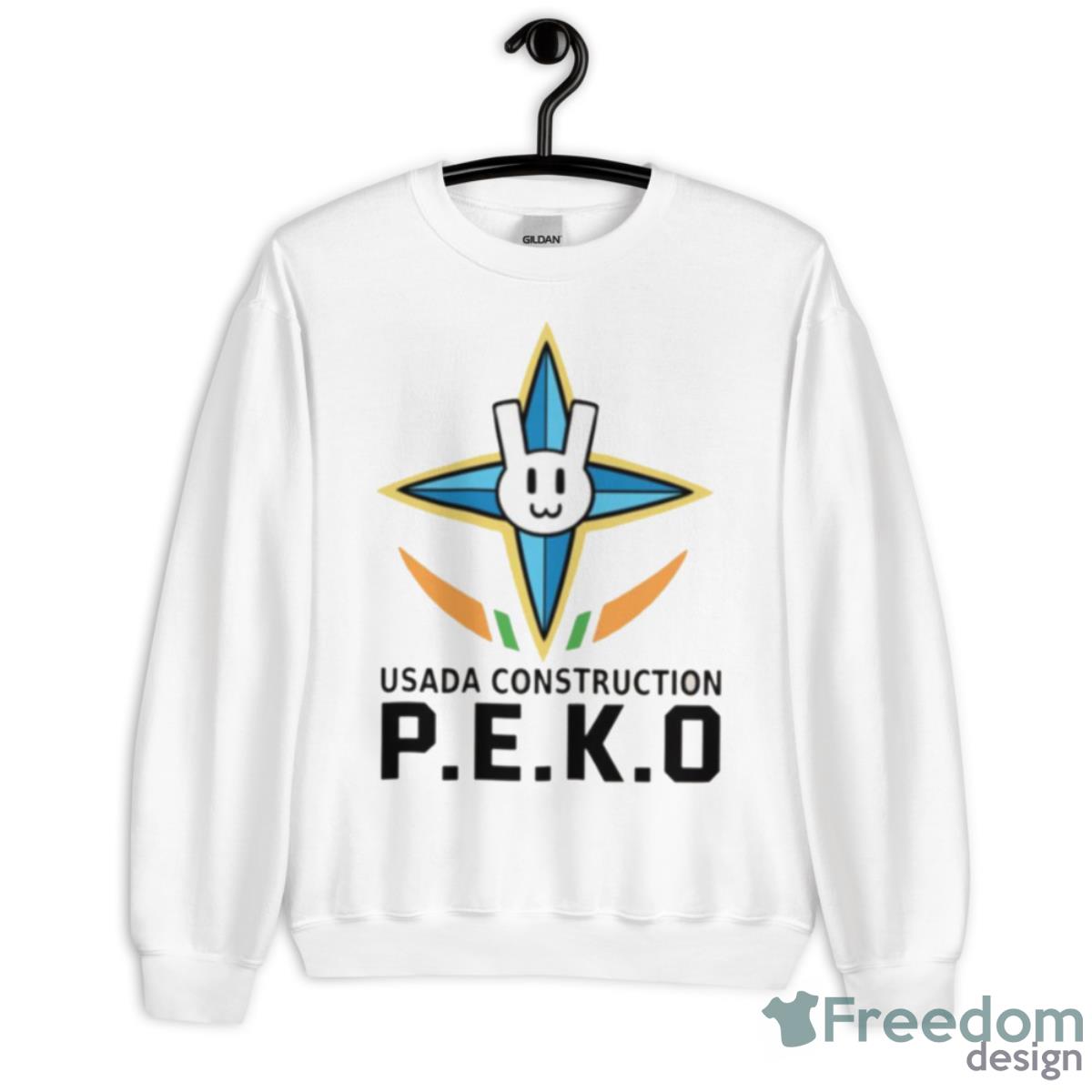 Robot Pekodam Hololive Usada Pekora Shirt - Unisex Heavy Blend Crewneck Sweatshirt