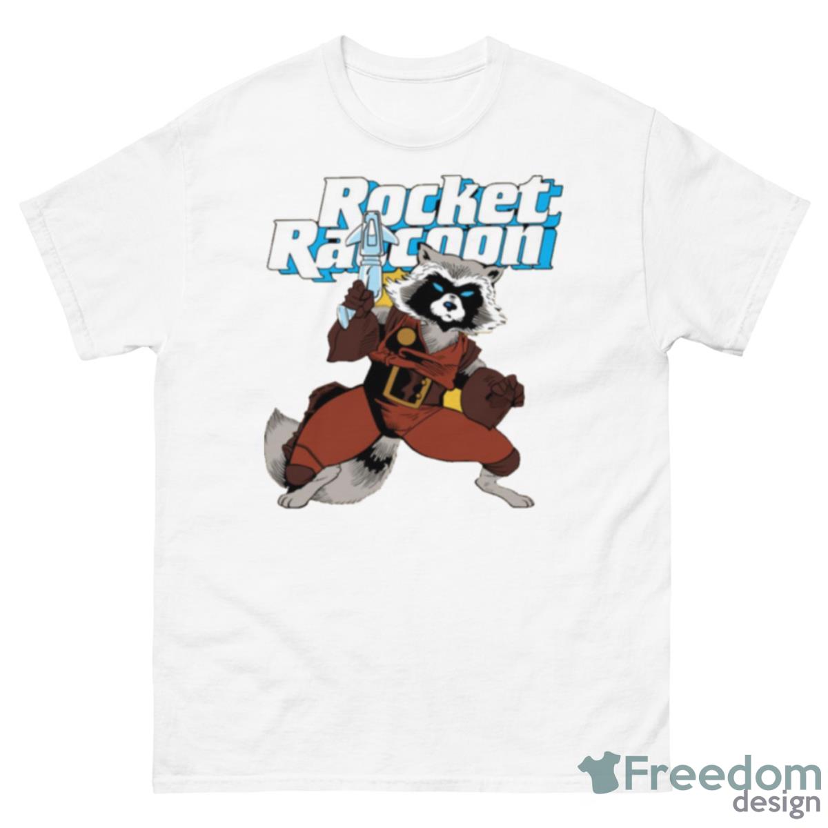 Rocket Raccoon Character Art Shirt - 500 Men’s Classic Tee Gildan