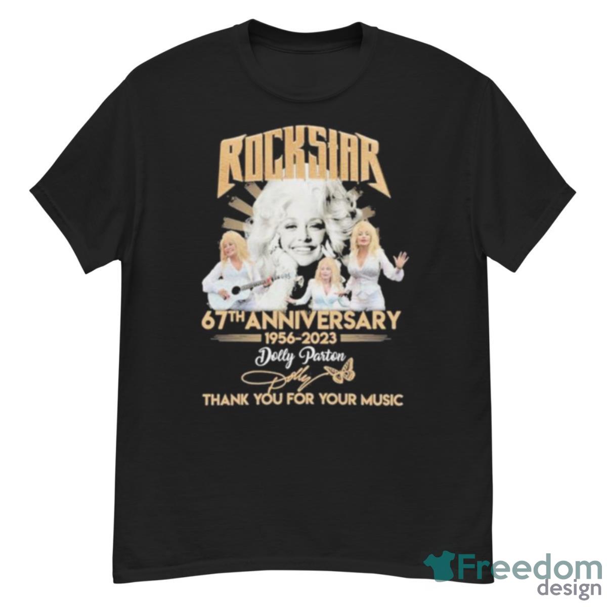 Rockstar 67th Anniversary 1956 2023 Thank You For The Memories Shirt - G500 Men’s Classic T-Shirt