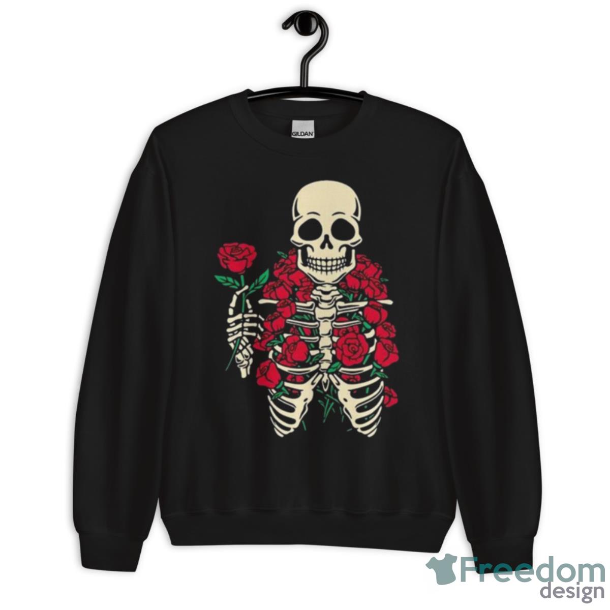 2023 Official Grateful Dead Skeleton Rose Shirt - Freedomdesign