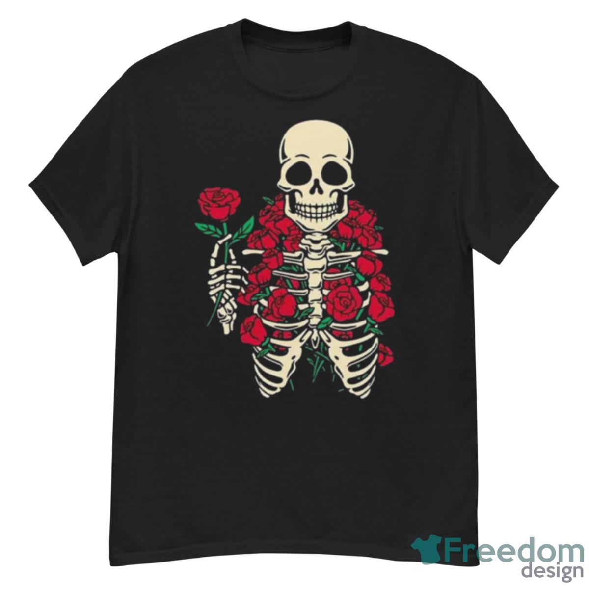 Romantic Rose Skeleton 2023 Shirt - G500 Men’s Classic T-Shirt