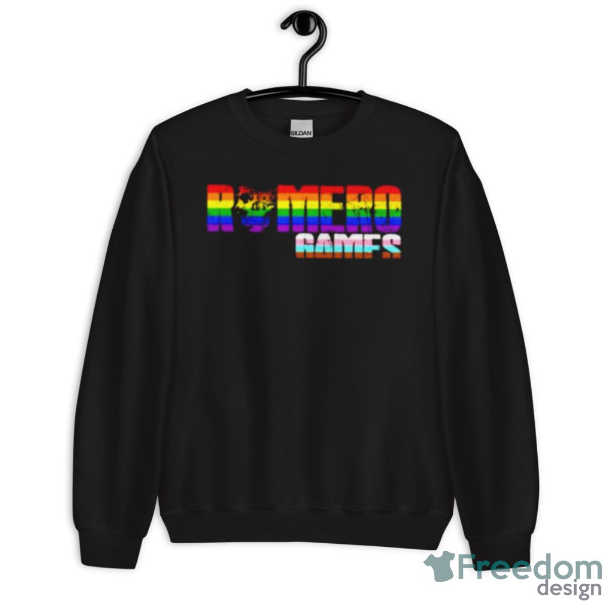 Romero Games Pride Shirt - Unisex Crewneck Sweatshirt Romero Games Pride Shirt - Unisex Crewneck Sweatshirt