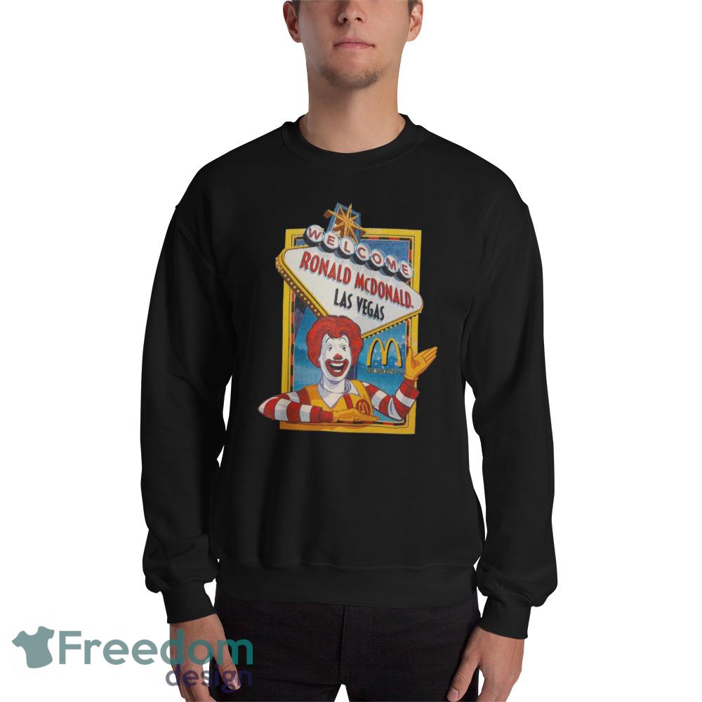 Ronald McDonalds Shirt, McDonalds Parody Vintage Graphic Sweatshirt Print  For Men And Women - Freedomdesign