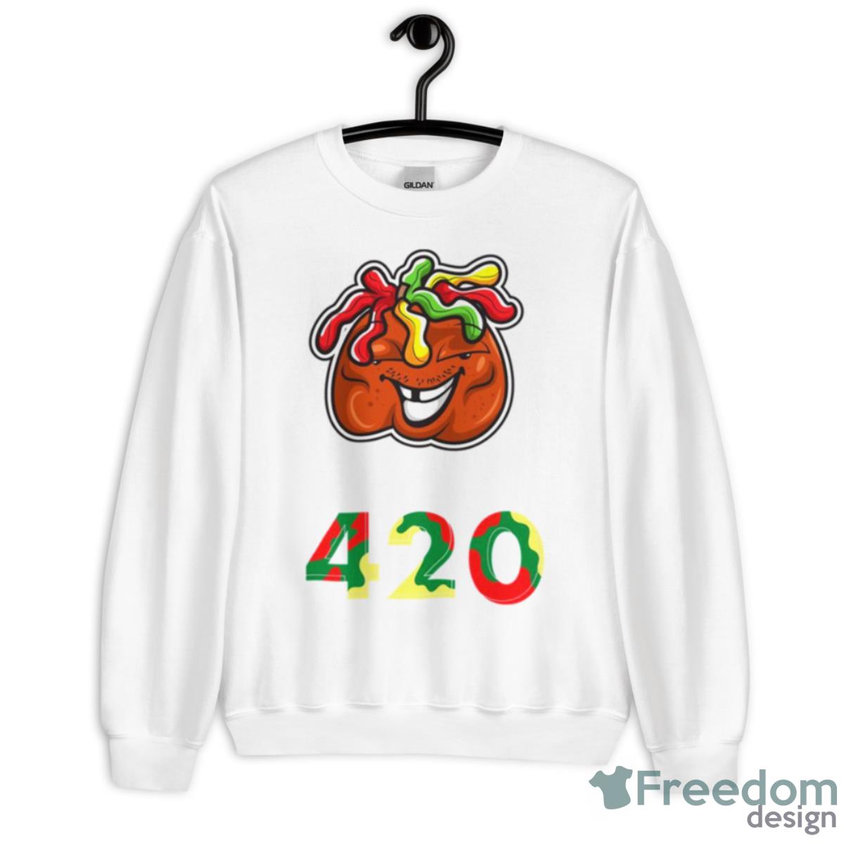 Rotten Apples Set Collection Happy 420 Shirt - Unisex Heavy Blend Crewneck Sweatshirt