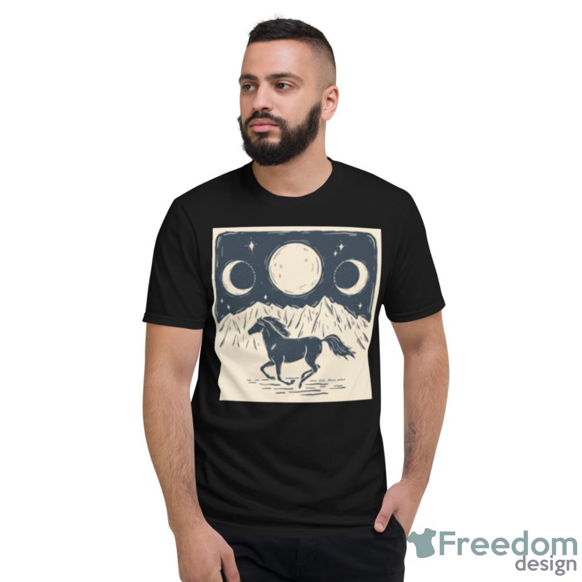 Running With The Moon Shirt - Short Sleeve T-Shirt