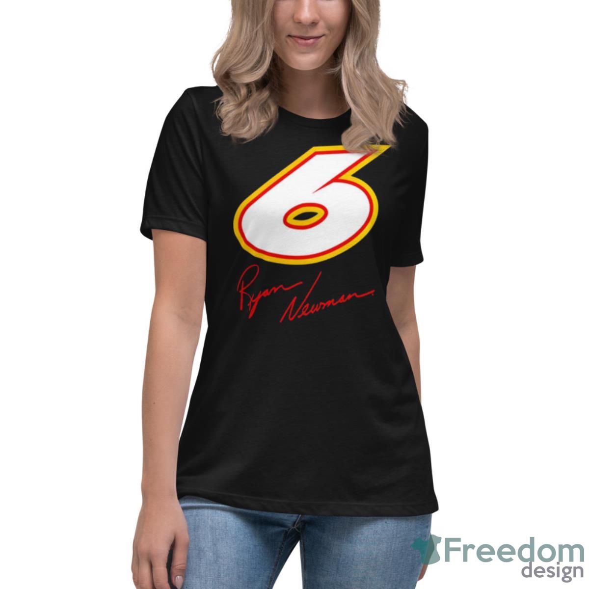 Ryan Newman 6 Signature Shirt - Womens Relaxed Short Sleeve Jersey Tee Ryan Newman 6 Signature Shirt - Womens Relaxed Short Sleeve Jersey Tee