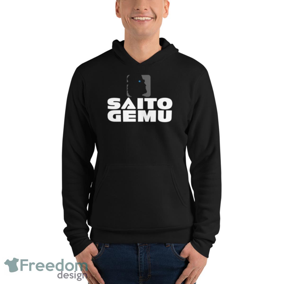 Saito Gemu Black Mirror Shirt - Unisex Fleece Pullover Hoodie Saito Gemu Black Mirror Shirt - Unisex Fleece Pullover Hoodie