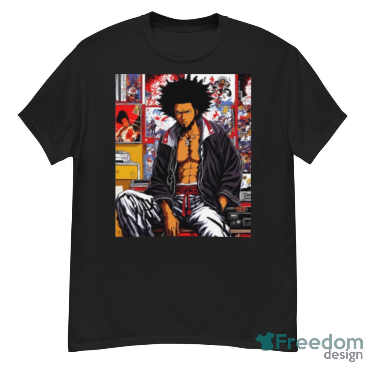 Samurai Afro Lofi Hip Hop Aesthetic 90s Shirt - G500 Men’s Classic T-Shirt