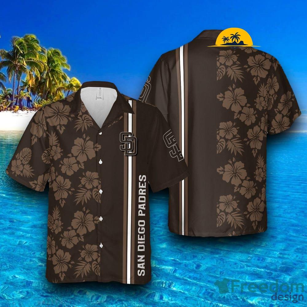 MLB Summer Aloha San Diego Padres Logo Hawaiian Shirt For Fans -  Freedomdesign
