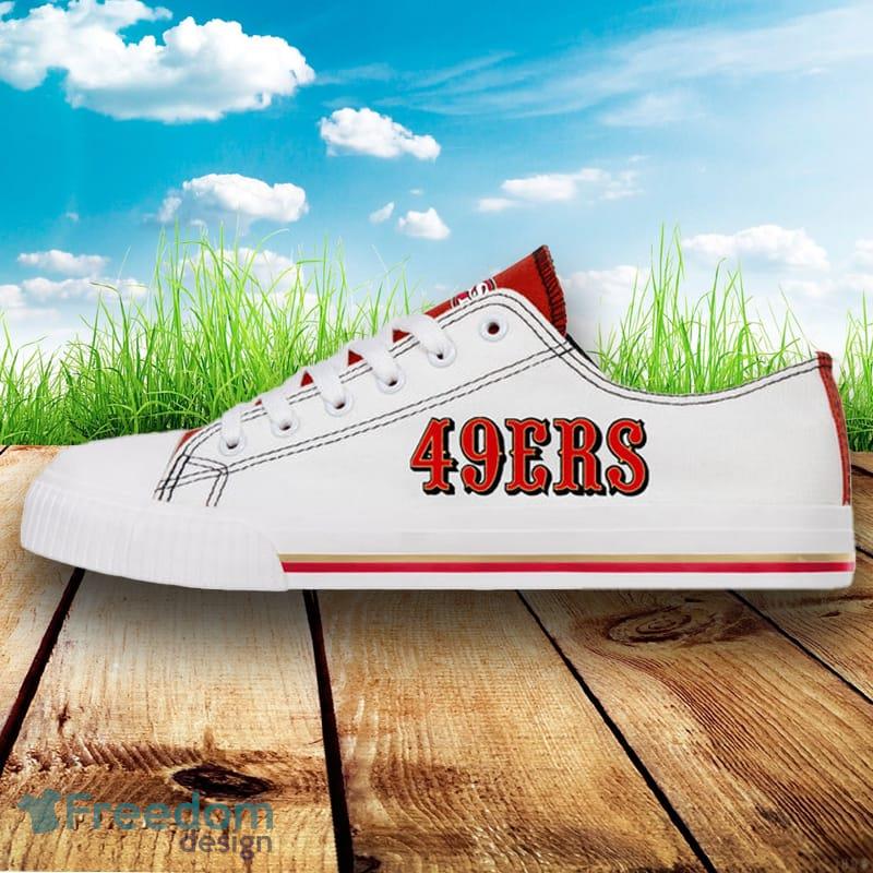 San Francisco 49Ers NFL Men And Women Low Top Tie-Dye Canvas Shoes