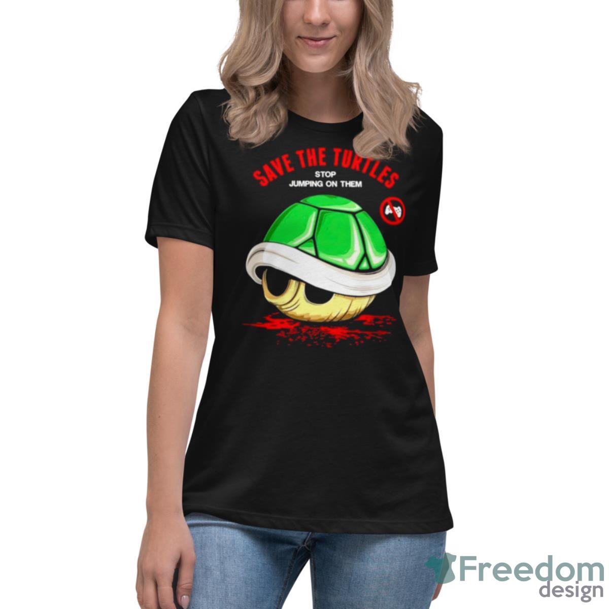 Save the turtle stop jumping on them shirt - 980 Lightweight Fashion Short Sleeve T-Shirt Save the turtle stop jumping on them shirt - 980 Lightweight Fashion Short Sleeve T-Shirt