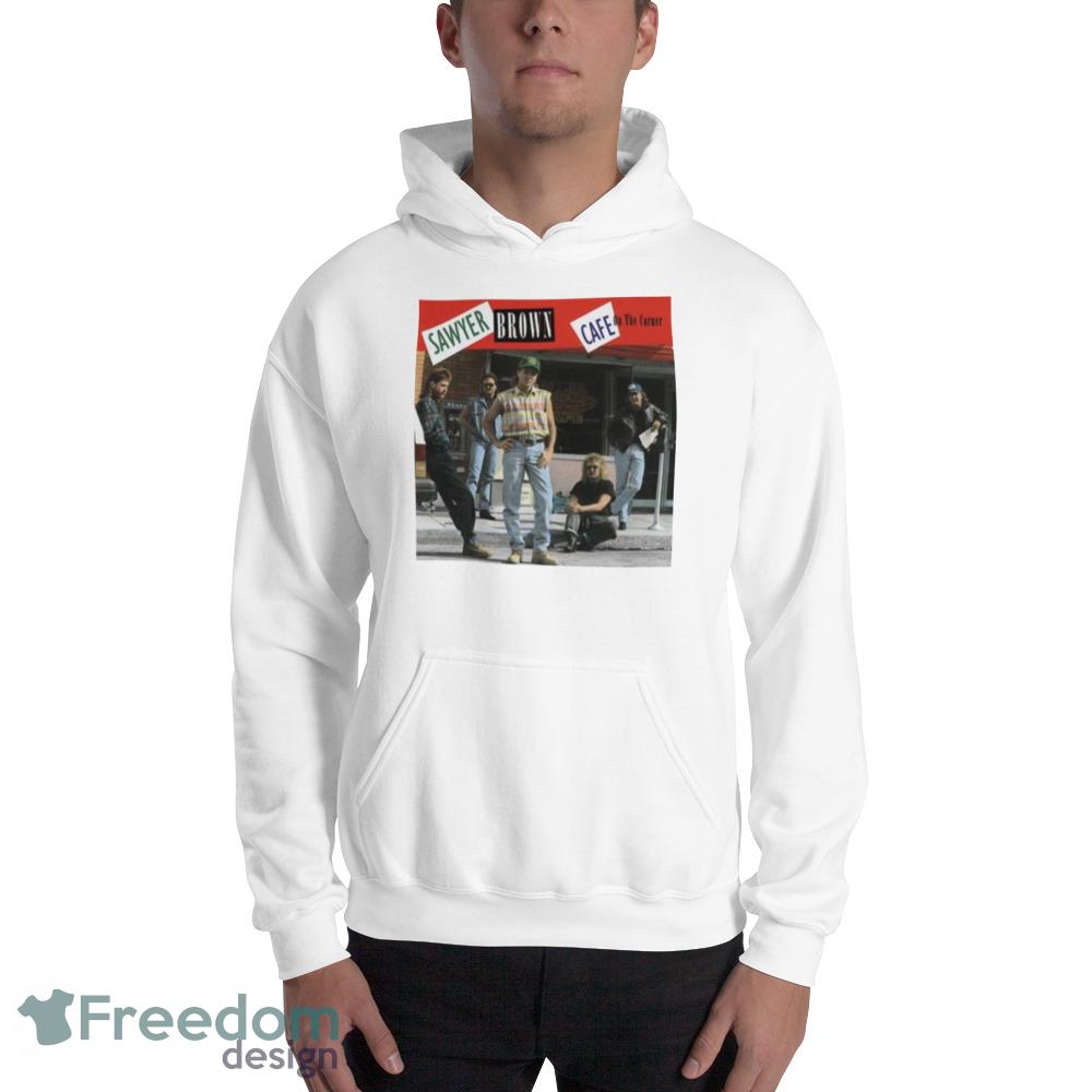 Sawyer Brown Cafe On The Corner shirt image Sawyer Brown Cafe On The Corner shirt - 18500 Unisex Heavy Blend Hooded Sweatshirt