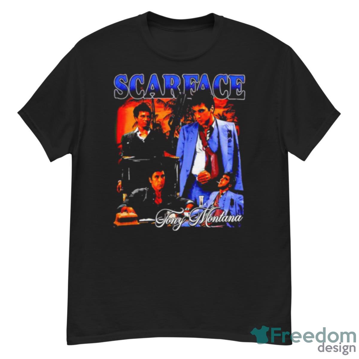 Scarface Tony Montana Picture Collage Shirt - G500 Men’s Classic T-Shirt