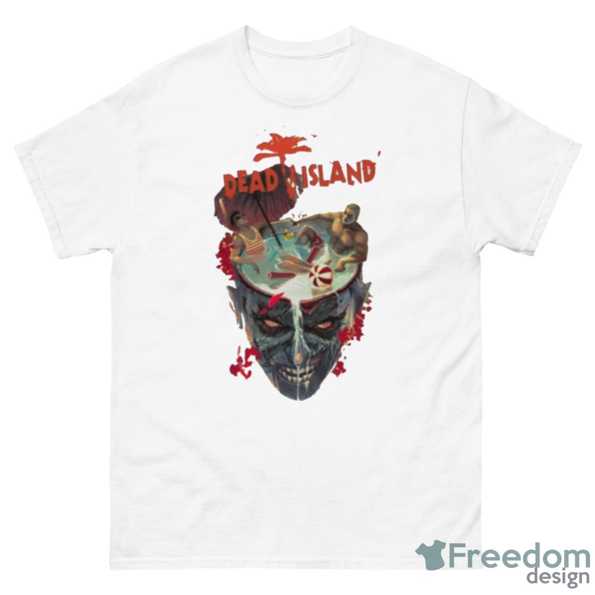 Scary Design Dead Island Zombie Shirt - 500 Men’s Classic Tee Gildan