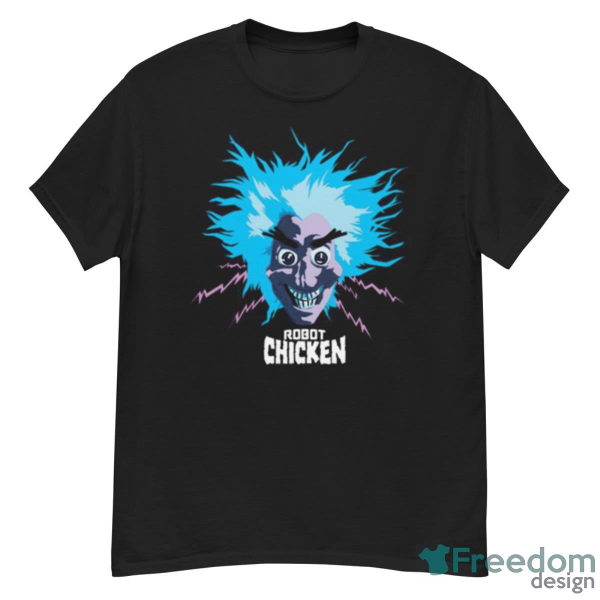 Scientist Head Graphic Robot Chicken Shirt - G500 Men’s Classic T-Shirt