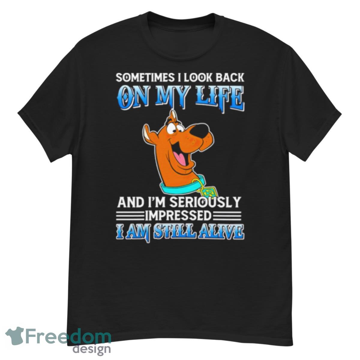 Scooby Doo Sometimes I Look Back On My Life Shirt - G500 Men’s Classic T-Shirt