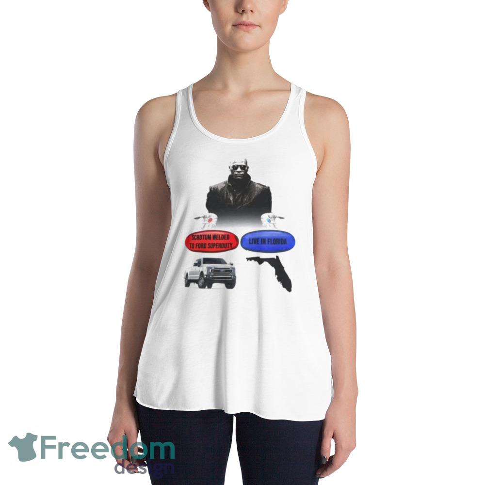 scrotum welded to ford superduty White T Shirt - 8800 Womens Flowy Racerback Tank scrotum welded to ford superduty White T Shirt - 8800 Womens Flowy Racerback Tank