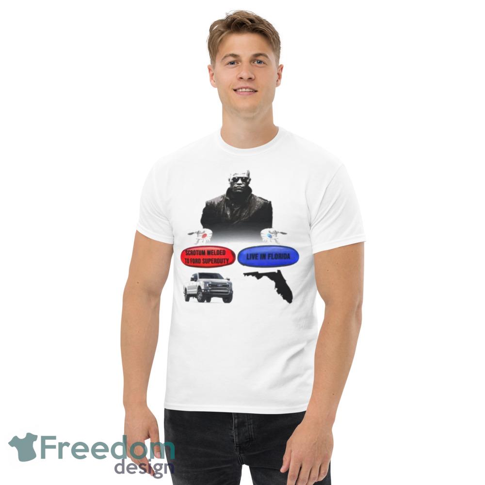scrotum welded to ford superduty White T Shirt - Men’s Classic Tee Gildan 5000 scrotum welded to ford superduty White T Shirt - Men’s Classic Tee Gildan 5000