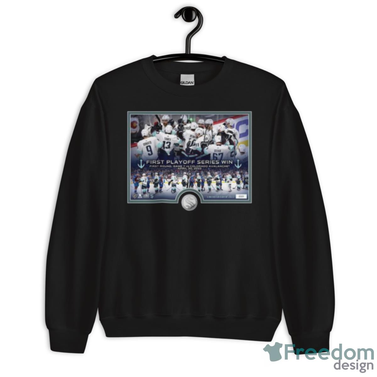 Seattle Kraken Highland Mint 2023 Stanley Cup Playoffs First Series Win Shirt - Unisex Crewneck Sweatshirt Seattle Kraken Highland Mint 2023 Stanley Cup Playoffs First Series Win Shirt - Unisex Crewneck Sweatshirt